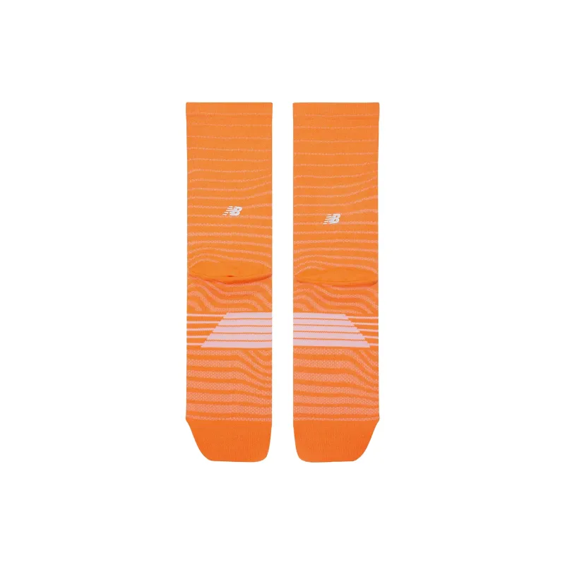 New Balance Pro Run Crew Mid Calf Socks Unisex 1 Pack Orange-2