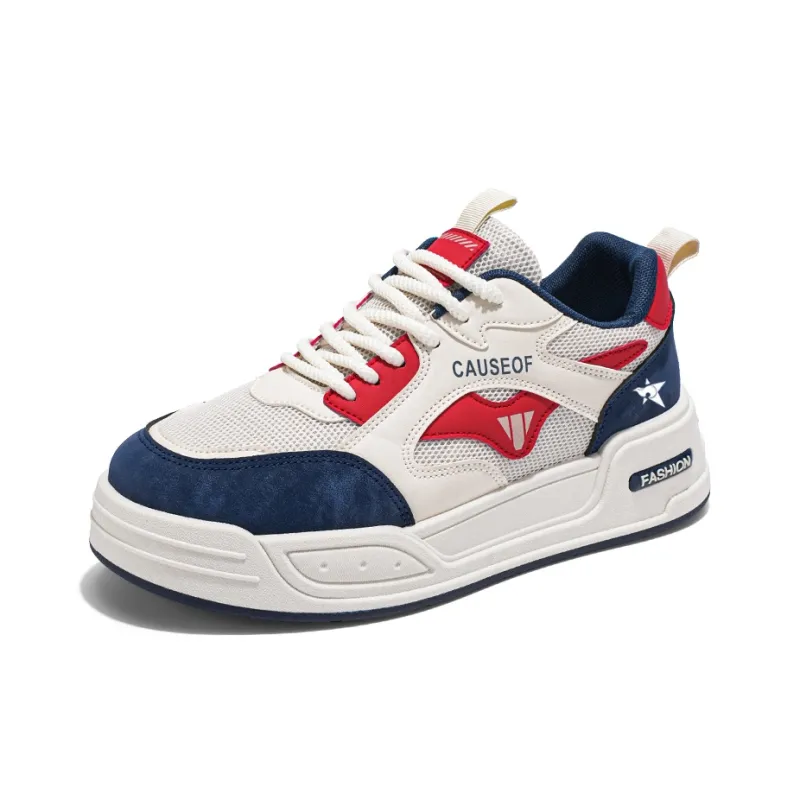 Bookish Star Anti Slip Wear Resistant Low Top Skateboard Shoes Men's-0