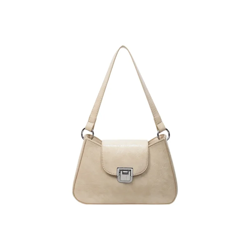 BAODIDAISHU PU Underarm Shoulder Bag Regular Women's White/Black/Yellow/Pink-12