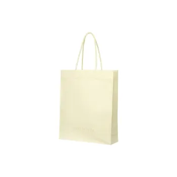 ISSEY MIYAKE Japanese Washi Fabric Tote Bag, Shopping Bag, Handbag Women's Yellow