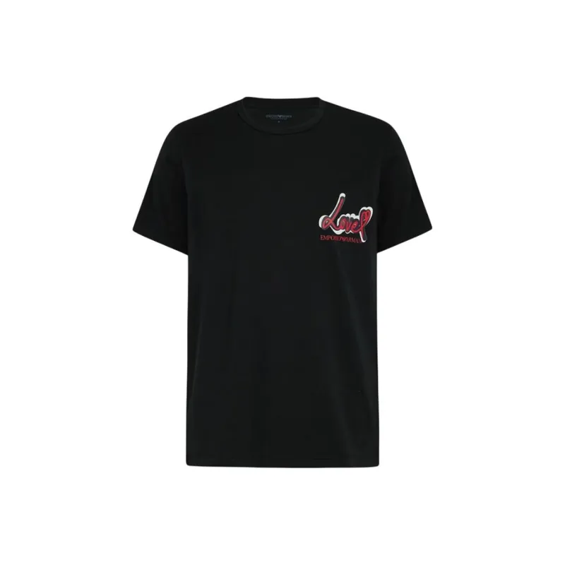 EMPORIO ARMANI SS25 T Shirt Men's Black-0
