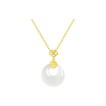CHINA GOLD Chalcedony Necklaces Women's