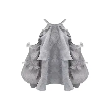 GUOZHEN Shirts Women's Gray