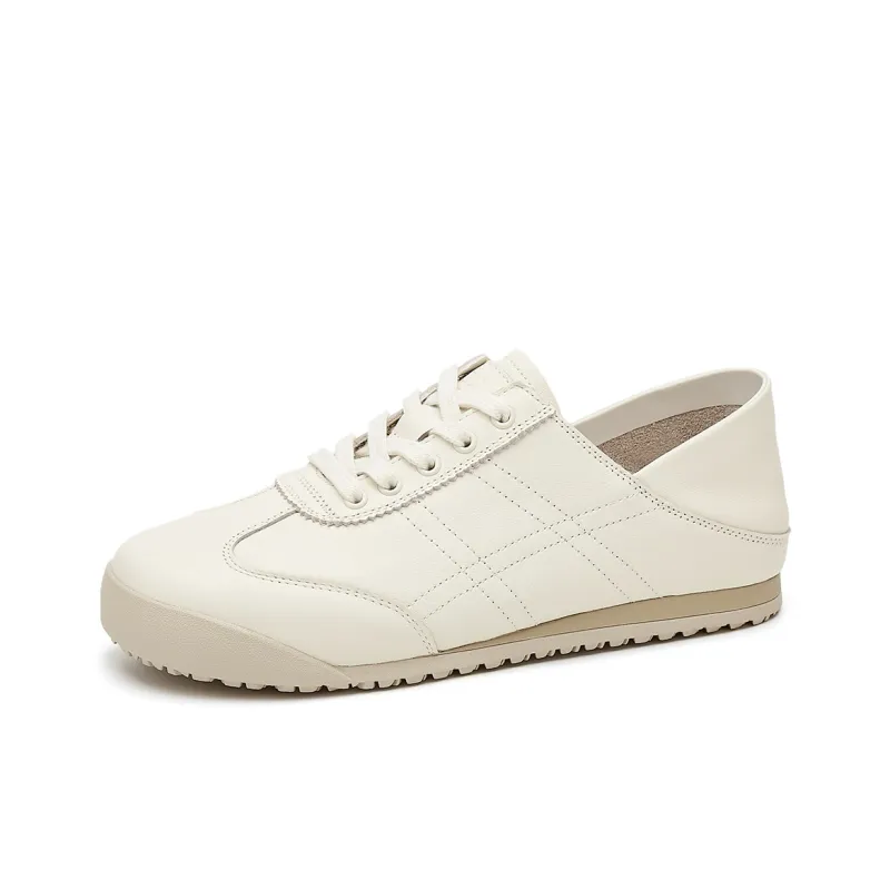 EBLAN Low Top Casual Shoes Women's Beige-1