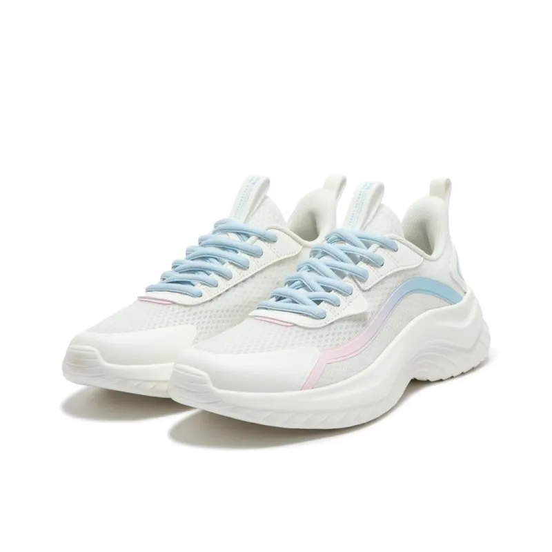 361° Cushioning, Breathable, Lightweight Low Top Casual Running Shoes Women's Feather White Glacier Blue-3