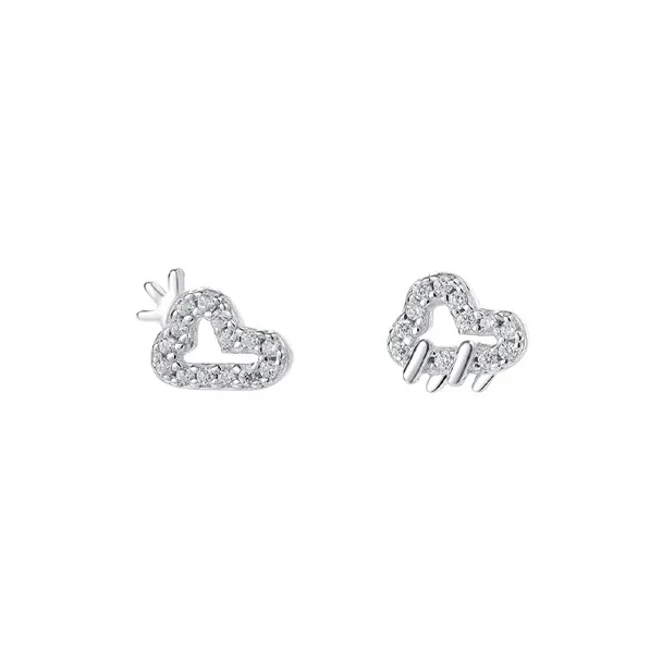 NVBBK 999 Fine Silver Stud Earrings Women's-0