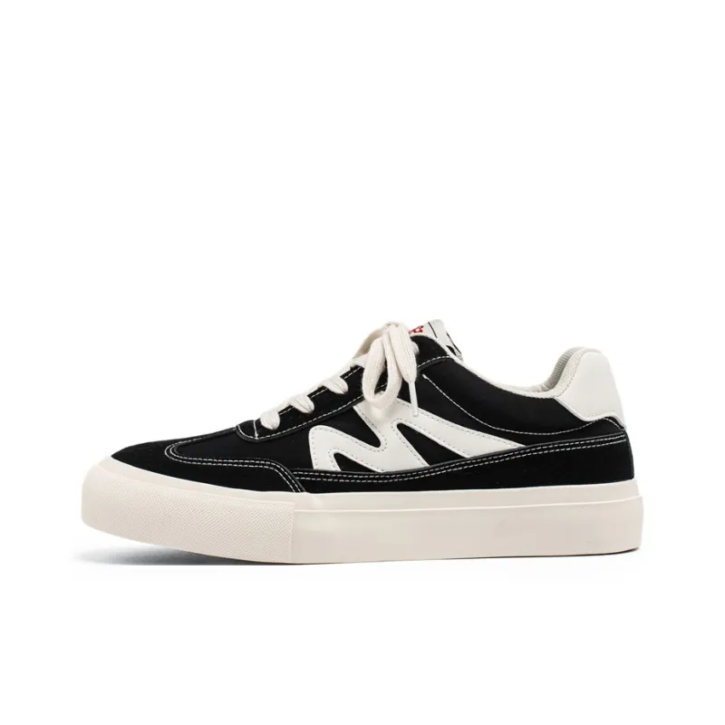 N6K8 Anti Slip Wear Resistant Low Top Skateboard Shoes Men's-1