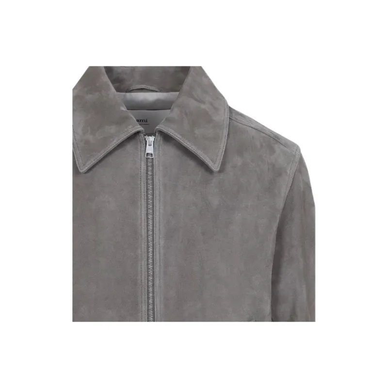 AMIPARIS Ami Alexandre Mattiussi Logo Embossed Jacket-2