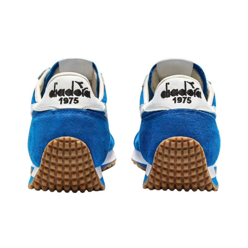 Diadora Anti Slip Wear Resistant Low Top Running Shoes Unisex Blue-4