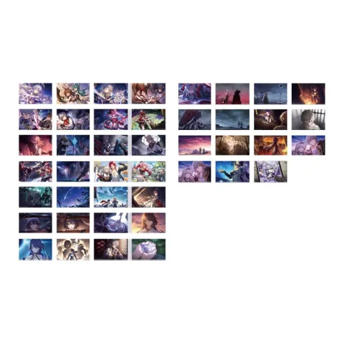 MIHOYO Honkai Star Rail, 'Recollections Of Journeying Together' Collection Set Anime / Games Postcards