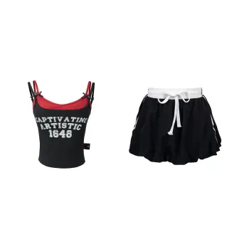 Udon House Two Piece Skirt Sets Women's