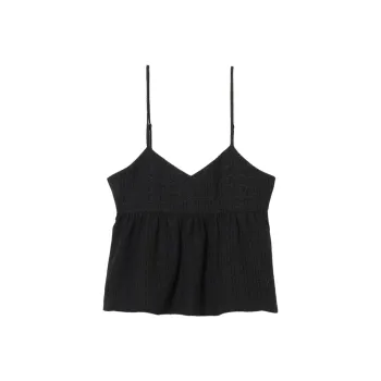 Beams Tank Tops Women's Black