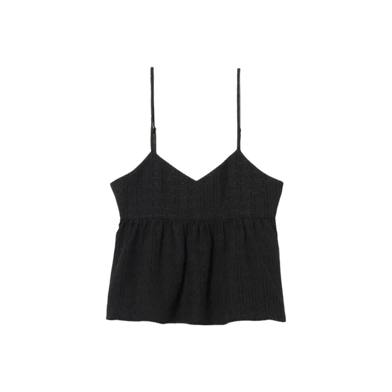 Beams Tank Tops Women's Black-0