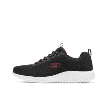 Skechers SPORT MENS Anti Slip Wear Resistant Low Top Running Shoes Men's Black Red