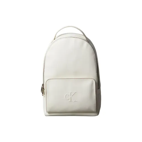 CALVIN Ccholder Polyurethane Backpack Women's White