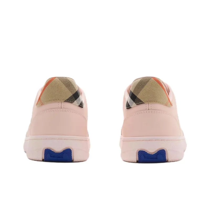 Burberry Terrace Low Top Skateboard Shoes Women's Pink-4