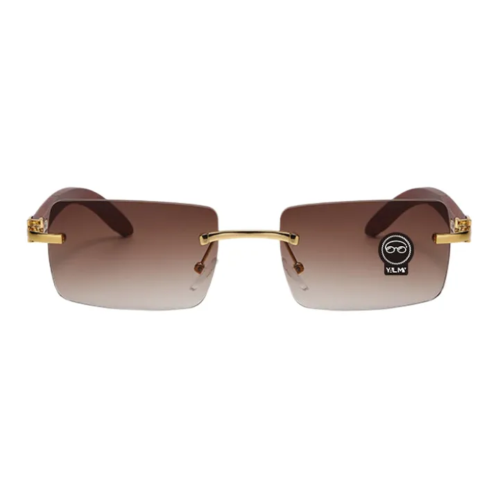 YALMY Metal Square Sunglasses Unisex-8