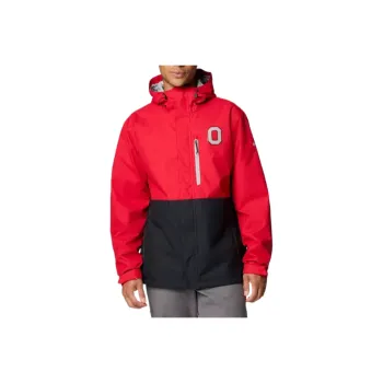 Columbia Collegiate Field Bound™ Jacket Men's Dark Red Black