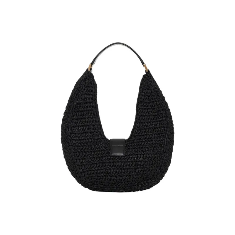 Anine Bing Cellulose One Shoulder Handbag Women's Black-1