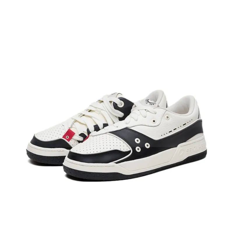 Senzubean Slip Resistant And Breathable Low Top Skateboard Shoes Unisex Black White-2