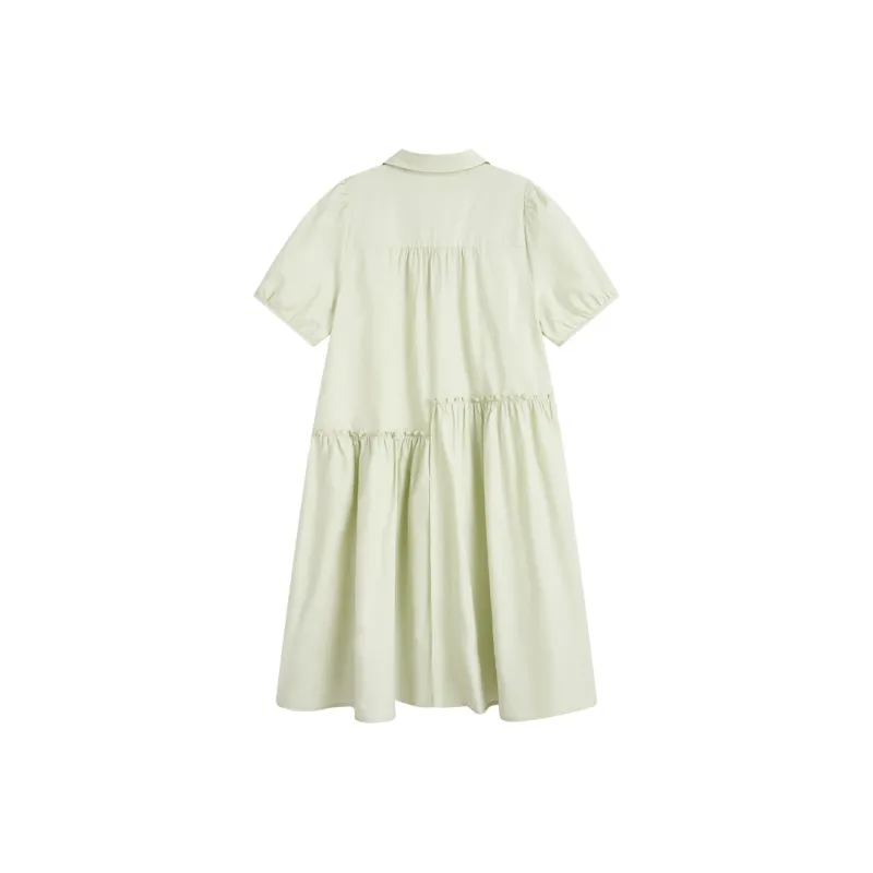 ZIHAN Short Sleeved Dress Women's-7