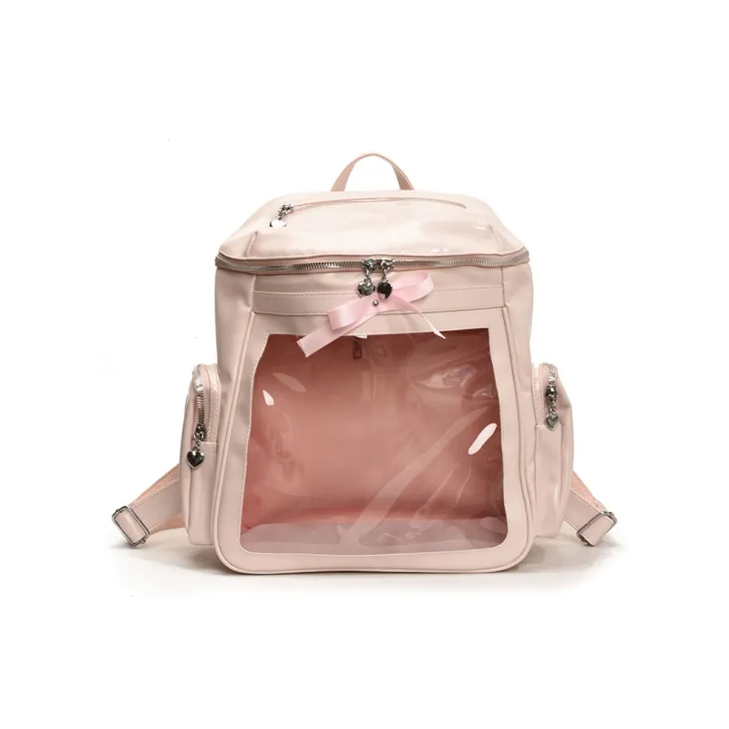 Morellybear PU Backpack Women's Multicolor-7