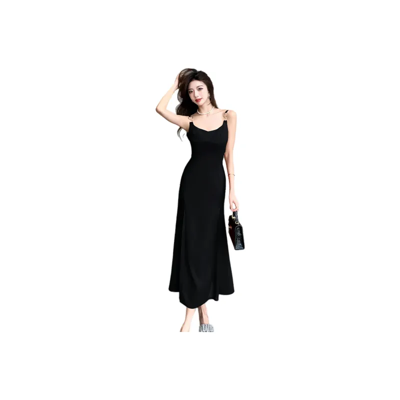 XIANSINIAO Slip Dresses Women's-0