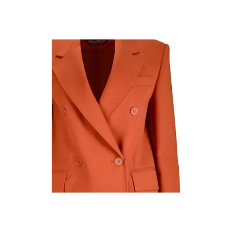 MaxMara Studio Business Suits Coats Women's Orange-2