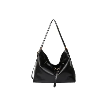 FCTOSSR PU Tote Double Shoulder Bag Women's Black/Coffee/Brown