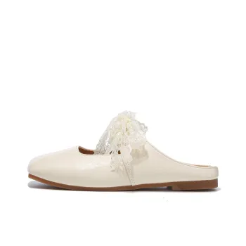 Little Red Man Closed Toe Slippers Women's