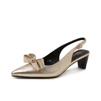 Mo Lin Pointed Toe Slim Heel Fashion Unlined Shoes Women's 5cm