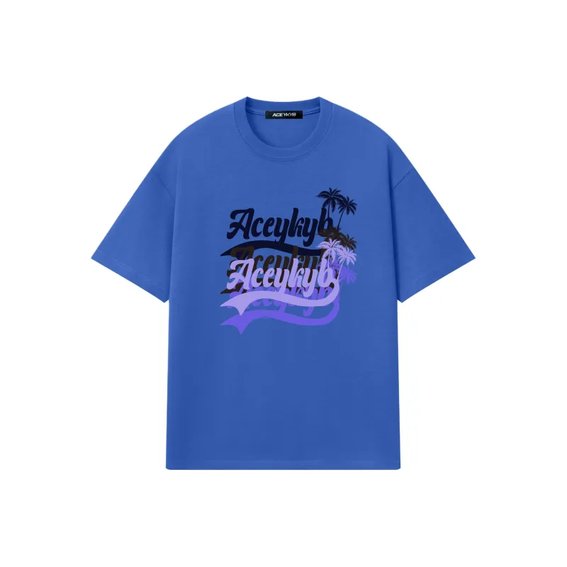 YK&YB T Shirts Unisex Royal Blue-0