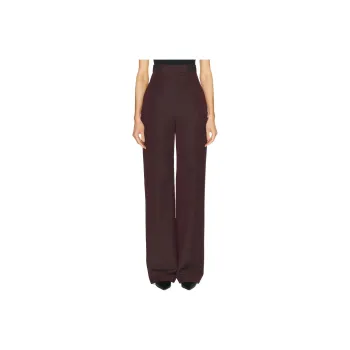 Alexander McQueen Casual Pants Women's Dark Burgundy