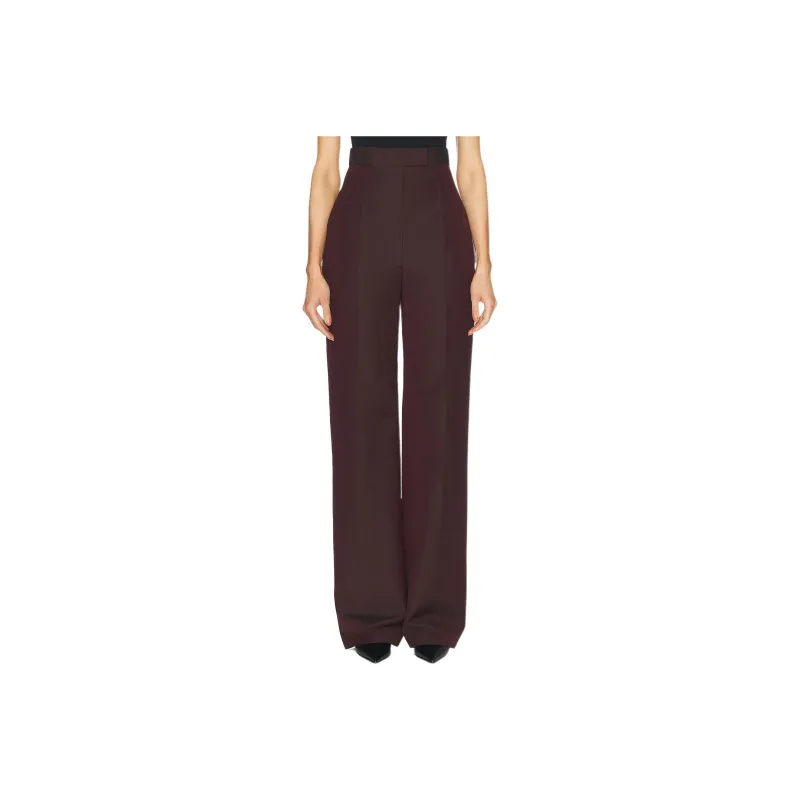 Alexander McQueen Casual Pants Women's Dark Burgundy-0
