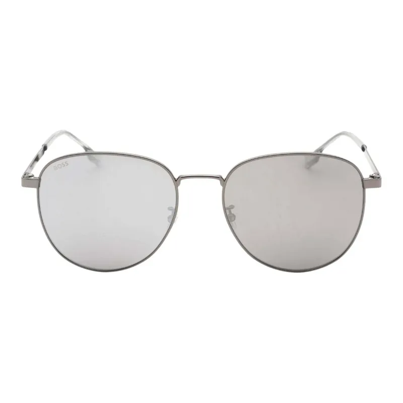 HUGO BOSS Subject To Official Website Irregular Shape Sunglasses Men's Gray-1