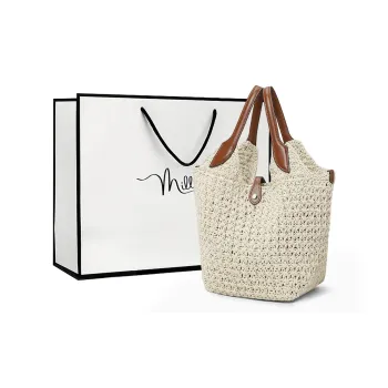 MILLIE'S Fabric Shoulder Bag, Crossbody Bag, Handbag Regular Women's Ecru