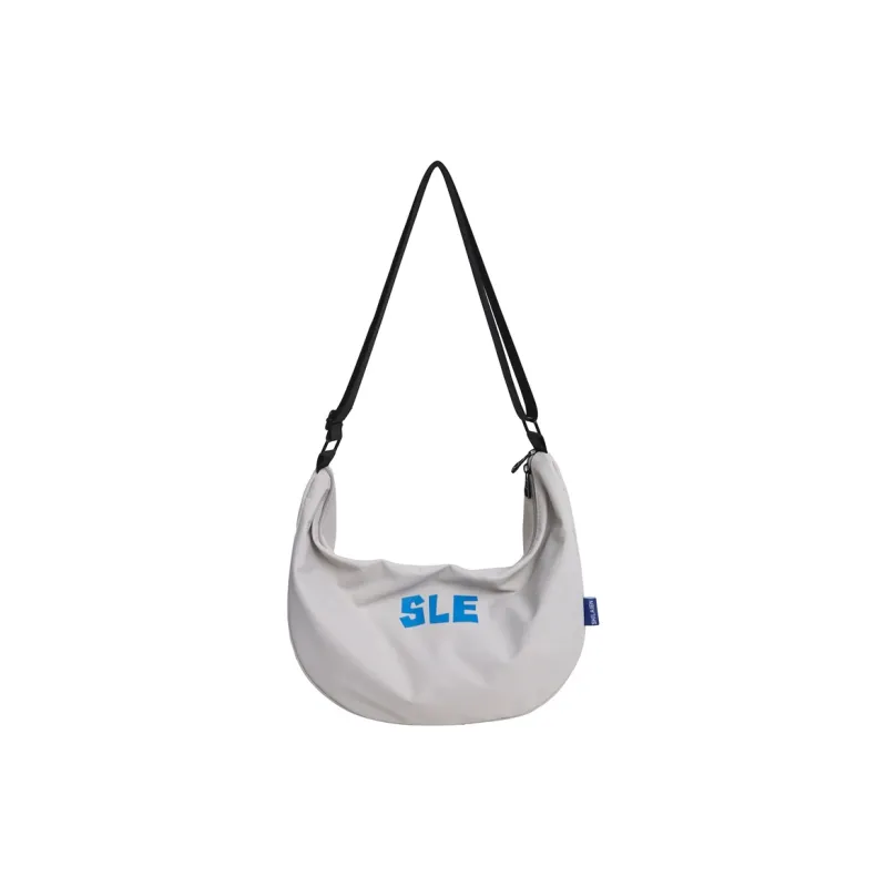 Moonshine Nylon Shoulder Bag, Crossbody Bag Unisex Black/Lake Blue/Yellow/Gray/Orange/Green/Ecru/Purple-9