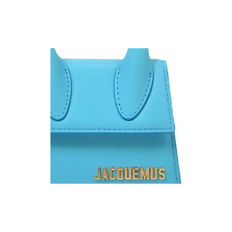 Jacquemus Le Chiquito Leather Handbag Mini Women's Sky Blue-3