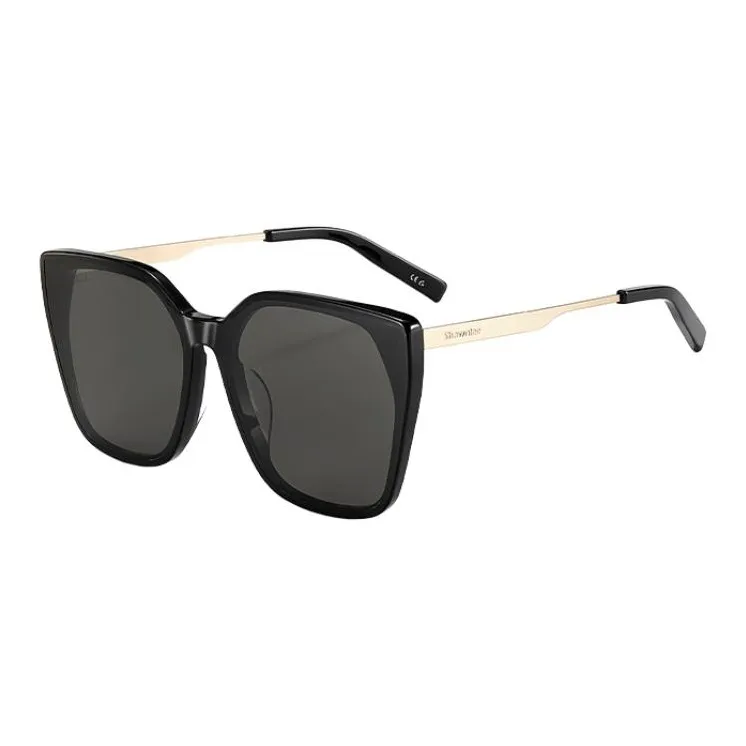 SHAWN LEE Plate Frame Irregular Shape Sunglasses Unisex Multicolor-2
