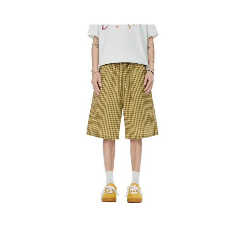 PVPVPV Casual Shorts Unisex Yellow-0