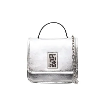 Mulberry Calfskin Handbag Women's Silver