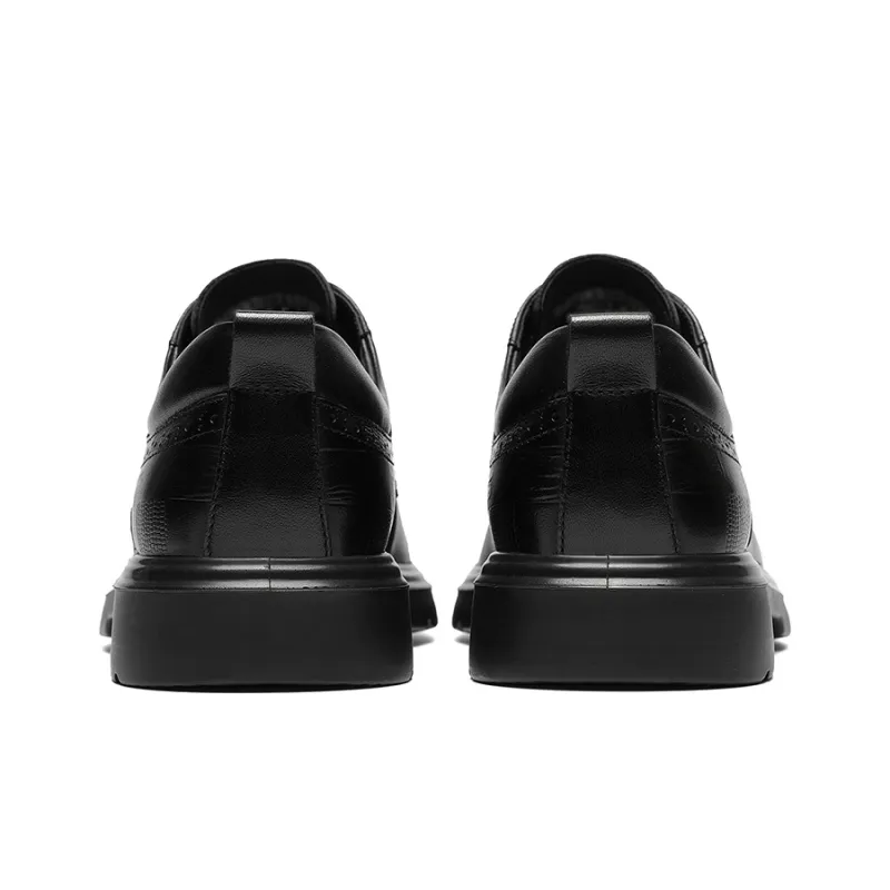 HLA Men's Casual Shoes Men Low Top Black-3