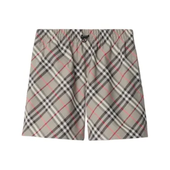 Burberry SS25 Casual Shorts Men's Gray