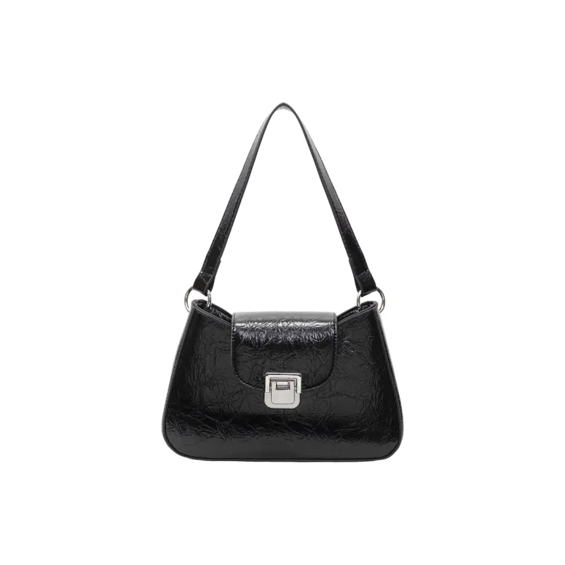 BAODIDAISHU PU Underarm Shoulder Bag Regular Women's White/Black/Yellow/Pink-6