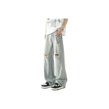 Maxim's De Paris Jeans Unisex Light Blue