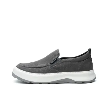 FED Breathable, Lightweight, Height Increasing, Slip Resistant, Abrasion Resistant Low Top Casual Shoes Men's Gray