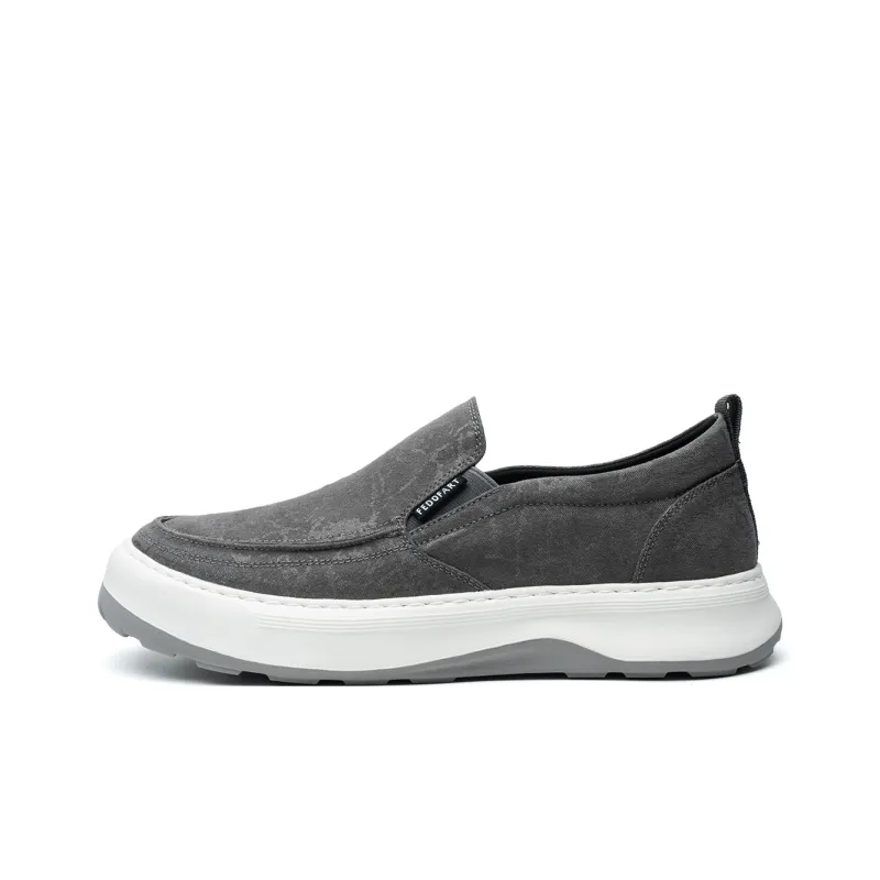 FED Breathable, Lightweight, Height Increasing, Slip Resistant, Abrasion Resistant Low Top Casual Shoes Men's Gray-0