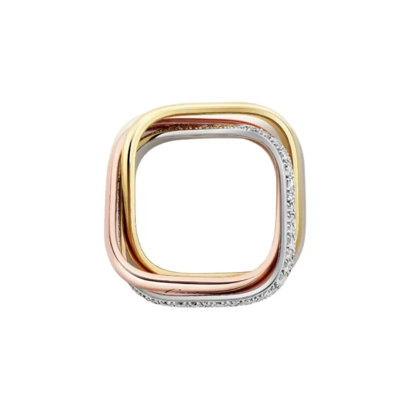 CARTIER Diamond Rings Women's Multicolor-2