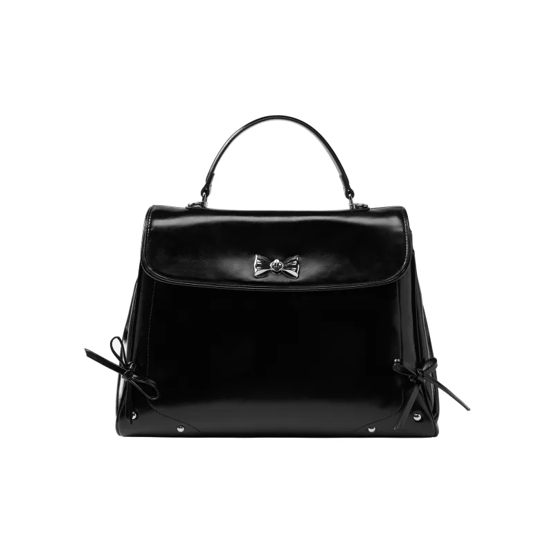 ONE TIME Synthetic Leather Backpack Regular Women's Cherry Blossom Pink/Black-2