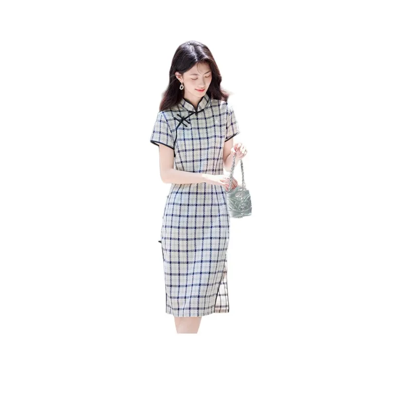 Still Quiet Summer Short Sleeved Dress Regular Women's-0